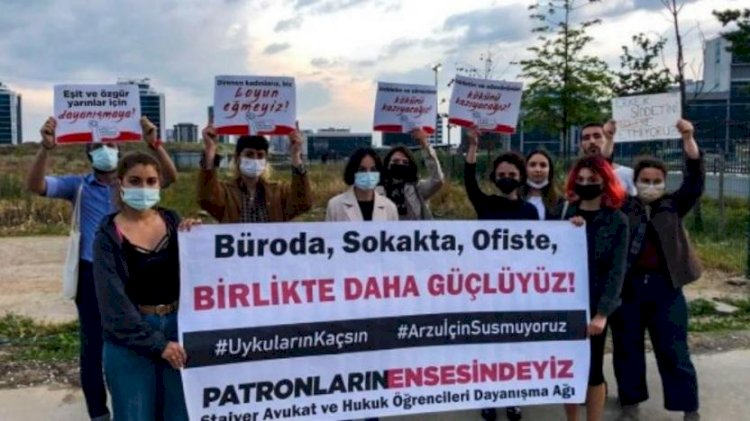 STAJ YAPTIĞI HUKUK BÜROSUNDA TACİZE UĞRADI: YILMAYACAĞIZ, MÜCADELE ETMEYE DEVAM EDECEĞİZ